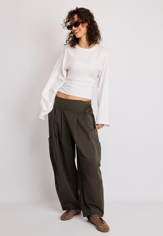 b11 japaneseinspired long sleeve fitted waist tshirt