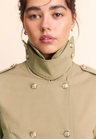 Fitted buttoned blazer — Beige 4