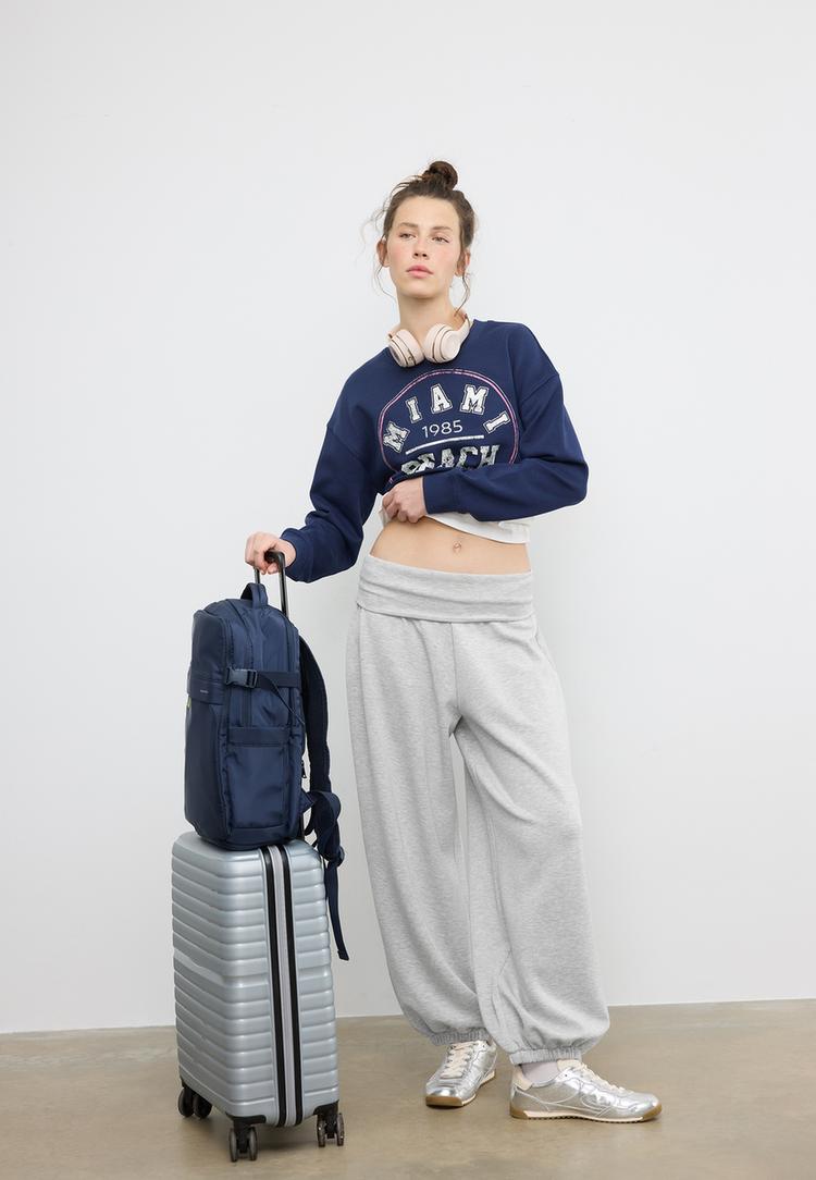 pantalon jogger balloon cintura vuelta taco suave