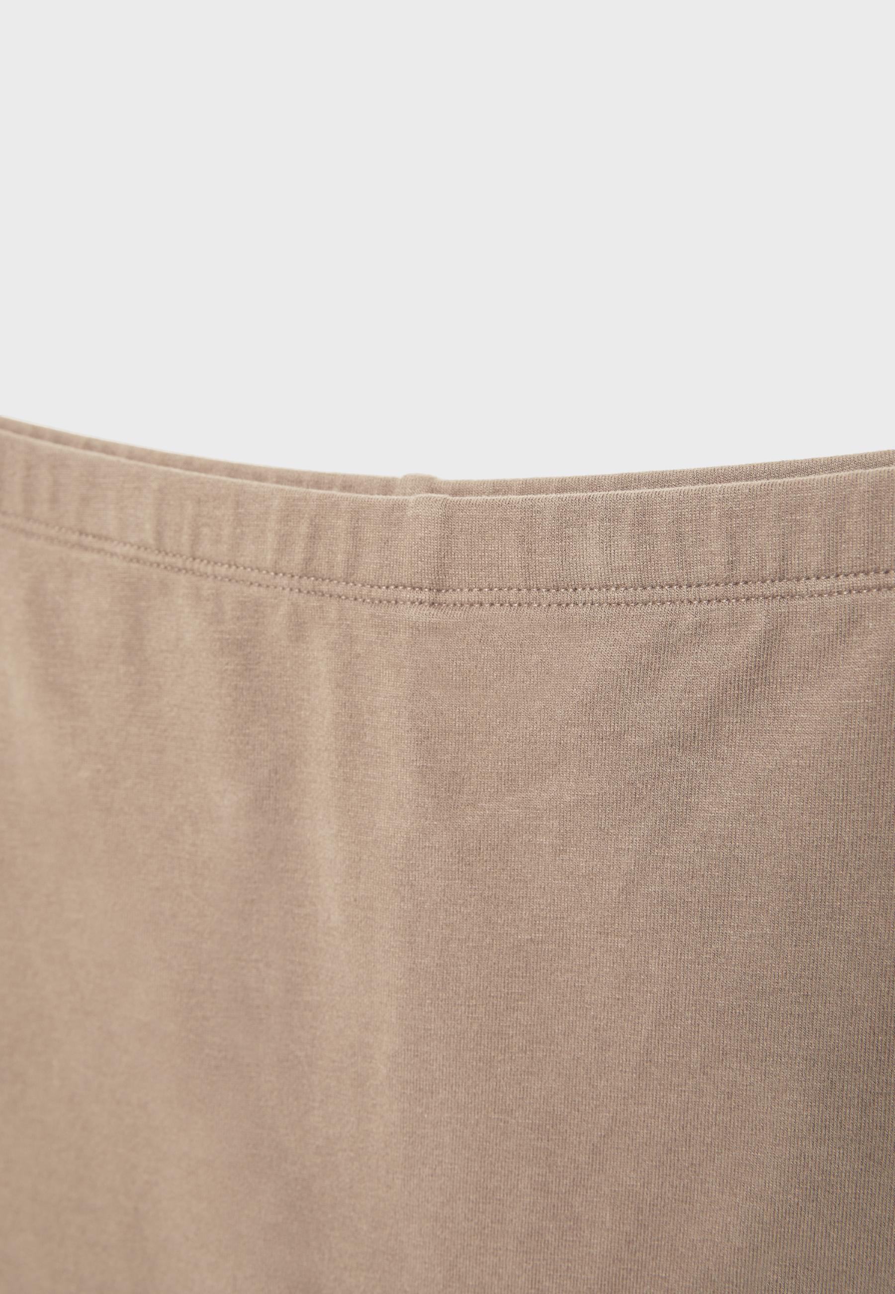 Basic knit skort — Beige