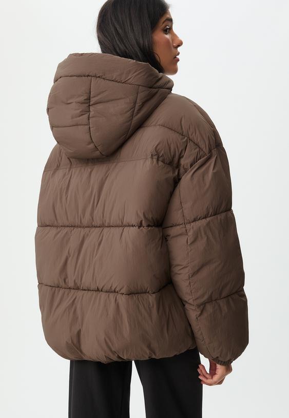 blouson rembourre a capuche