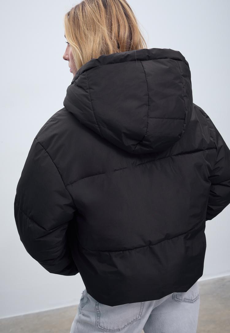 oversize puffer jacket with hood