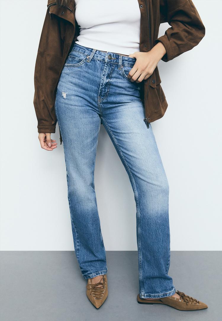 d98 jeans straight effetto vintage