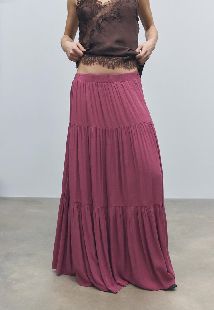 boho midi rok