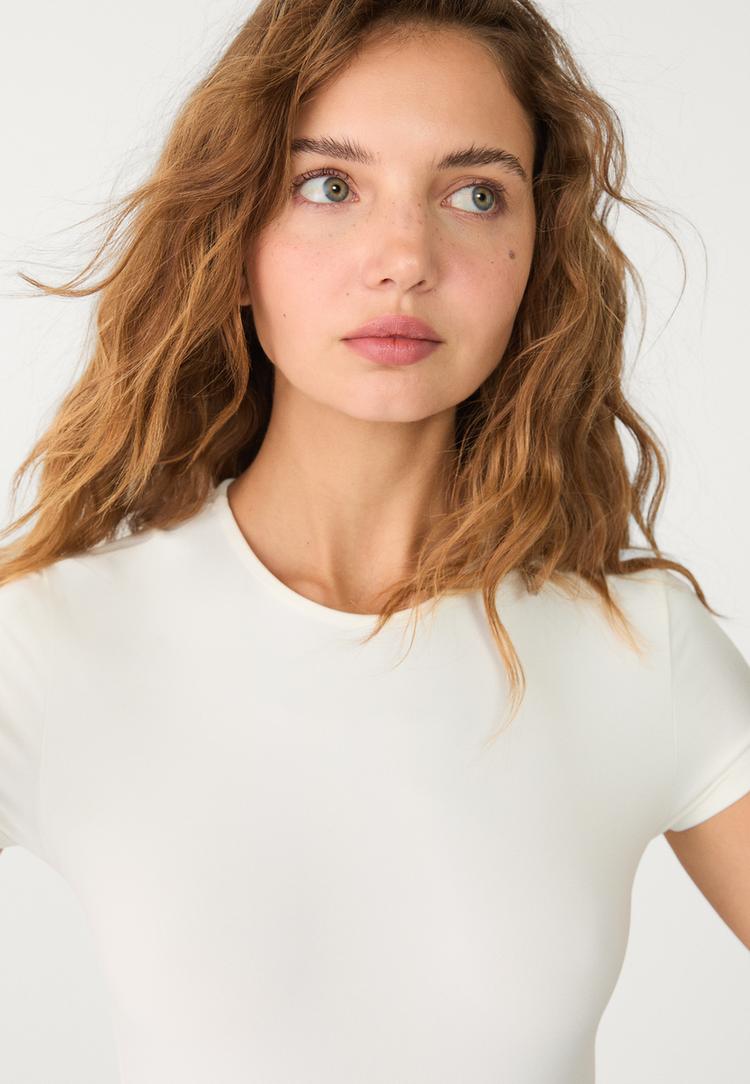 short sleeve polyamide bodysuit
