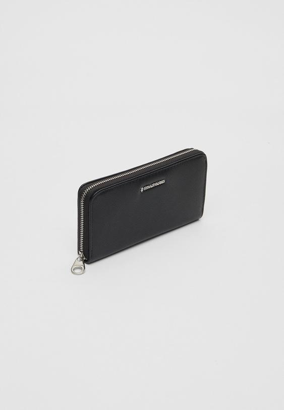 Stradivarius Basic Wallet With Zip Black Os