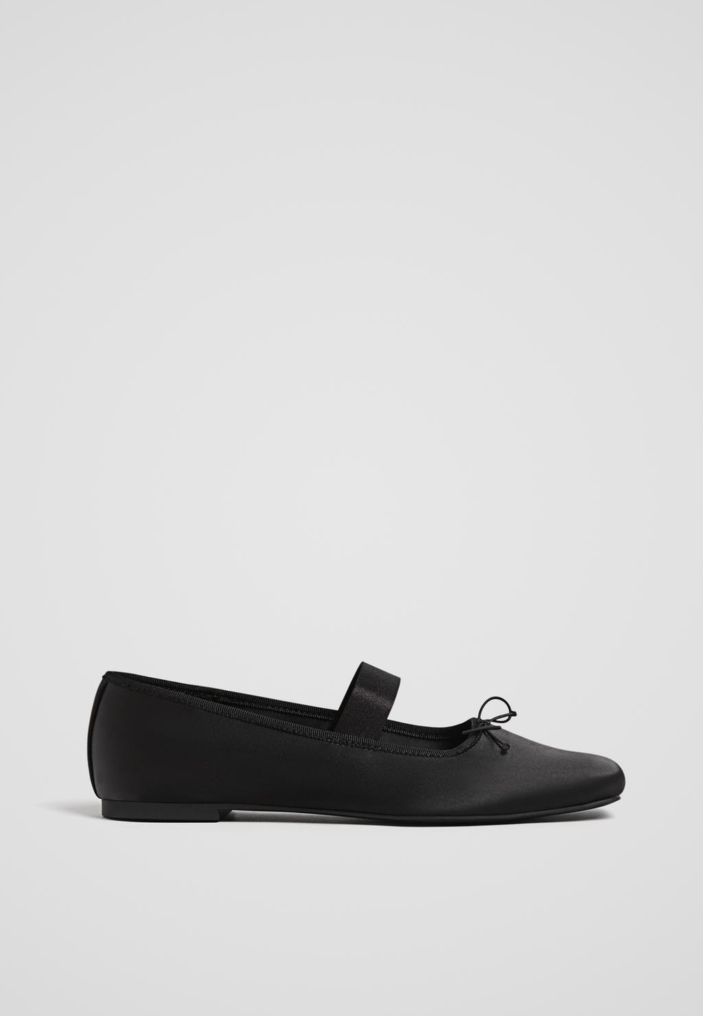 Sateen ballerinas