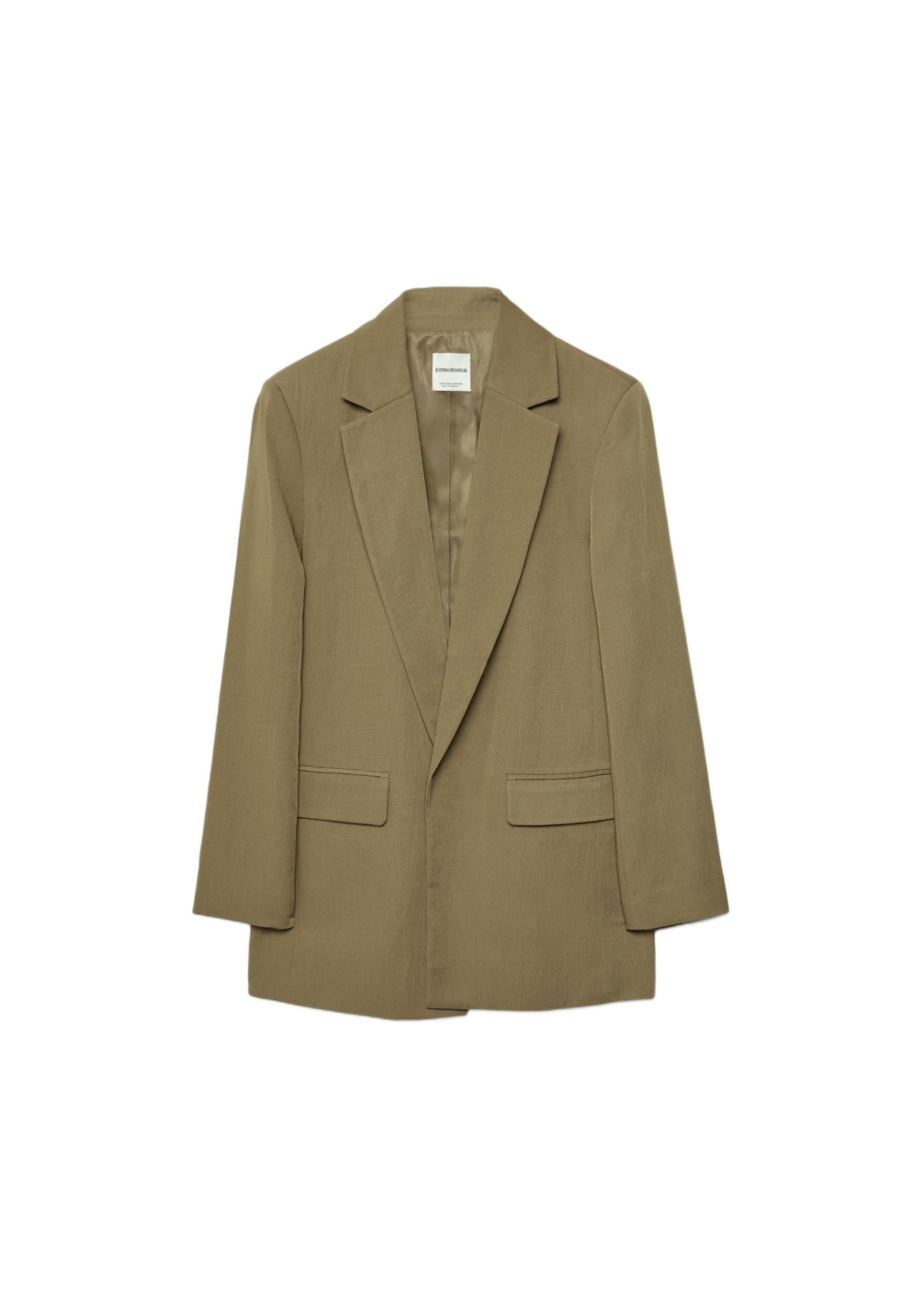 Basic rustic blazer — Olive green