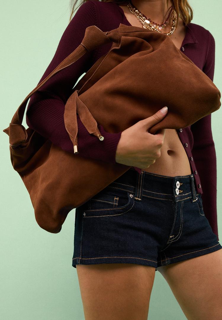 sac a epaule a nuds en cuir
