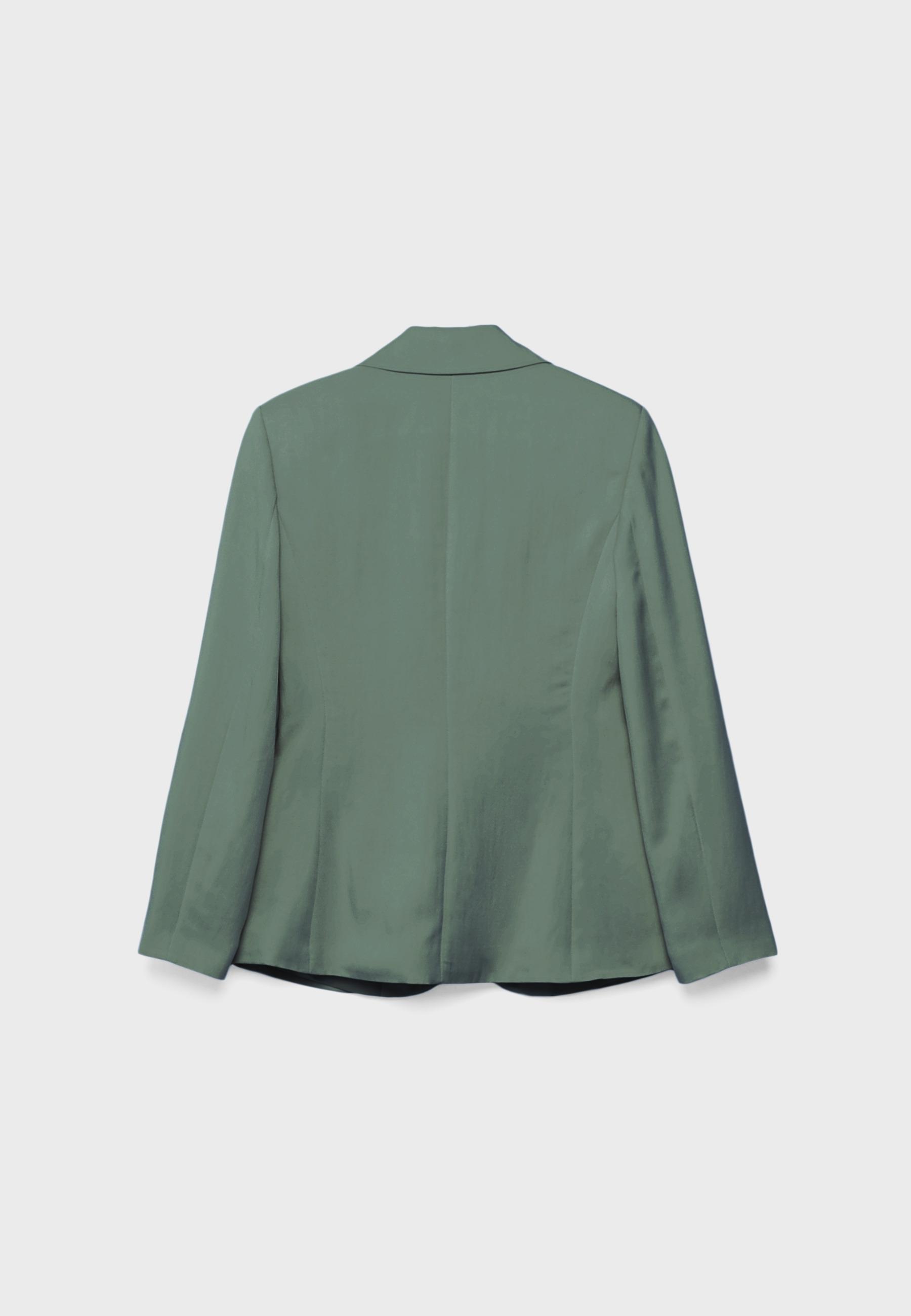 Asymmetric blazer — Khaki