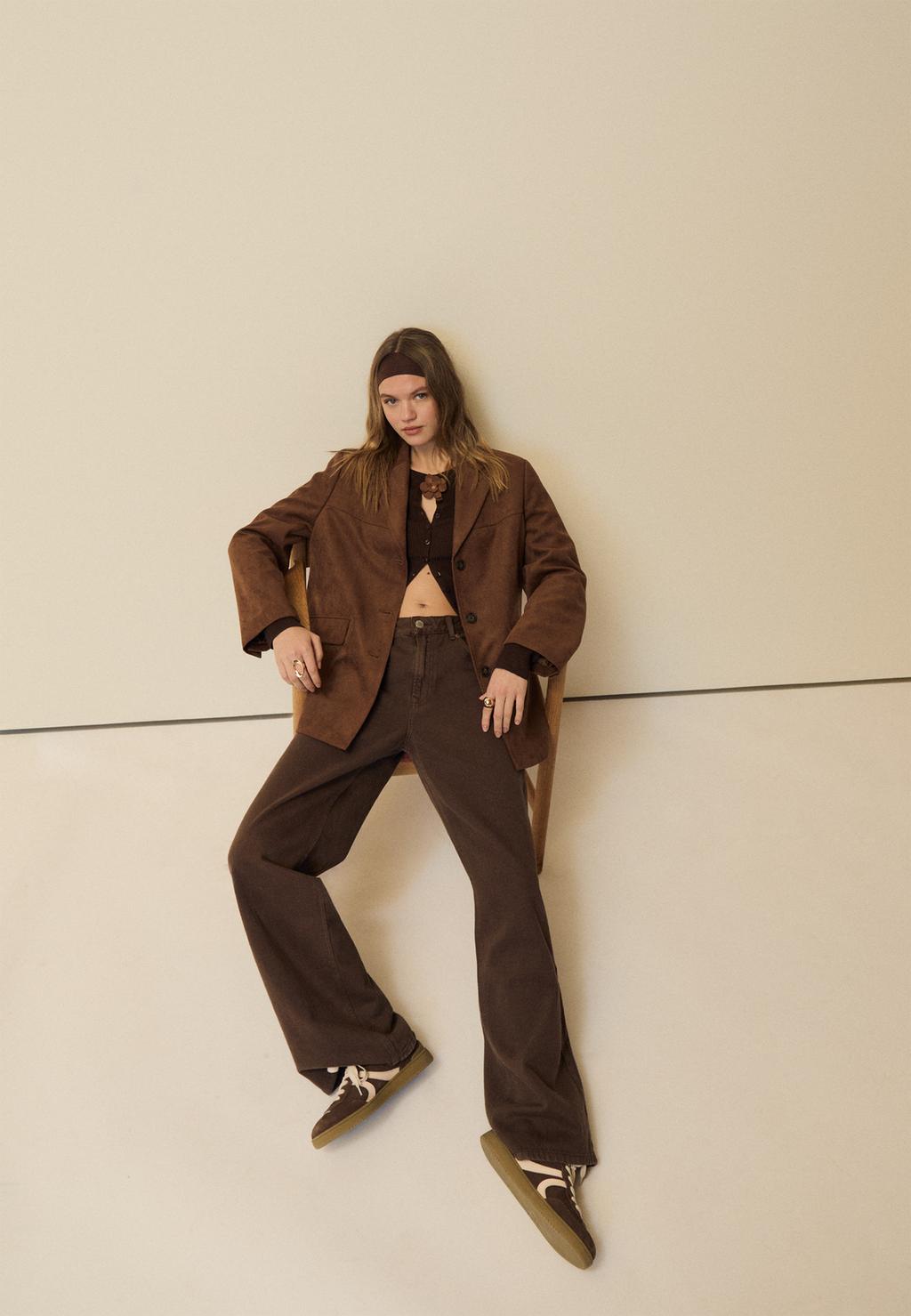Suni süet blazer