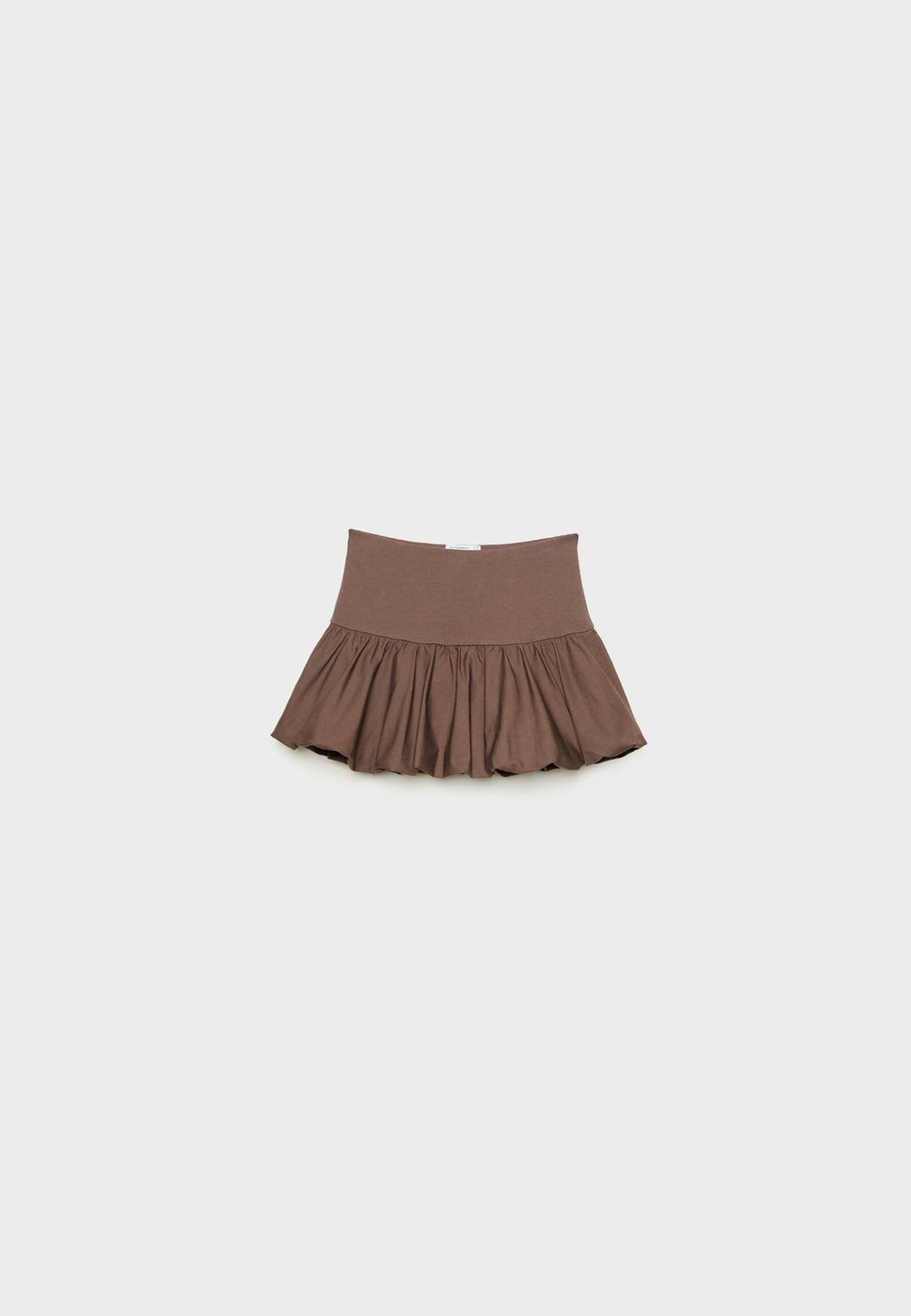 Mini-jupe-culotte ballon