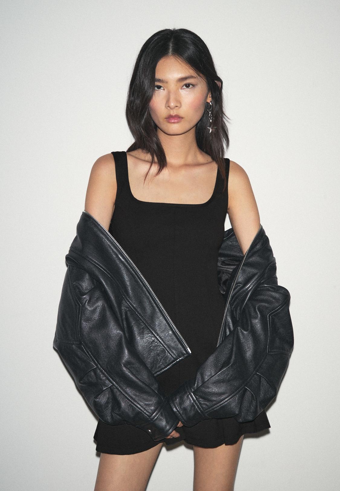 Vestido corto tirantes Stradivarius El Salvador - Main Image