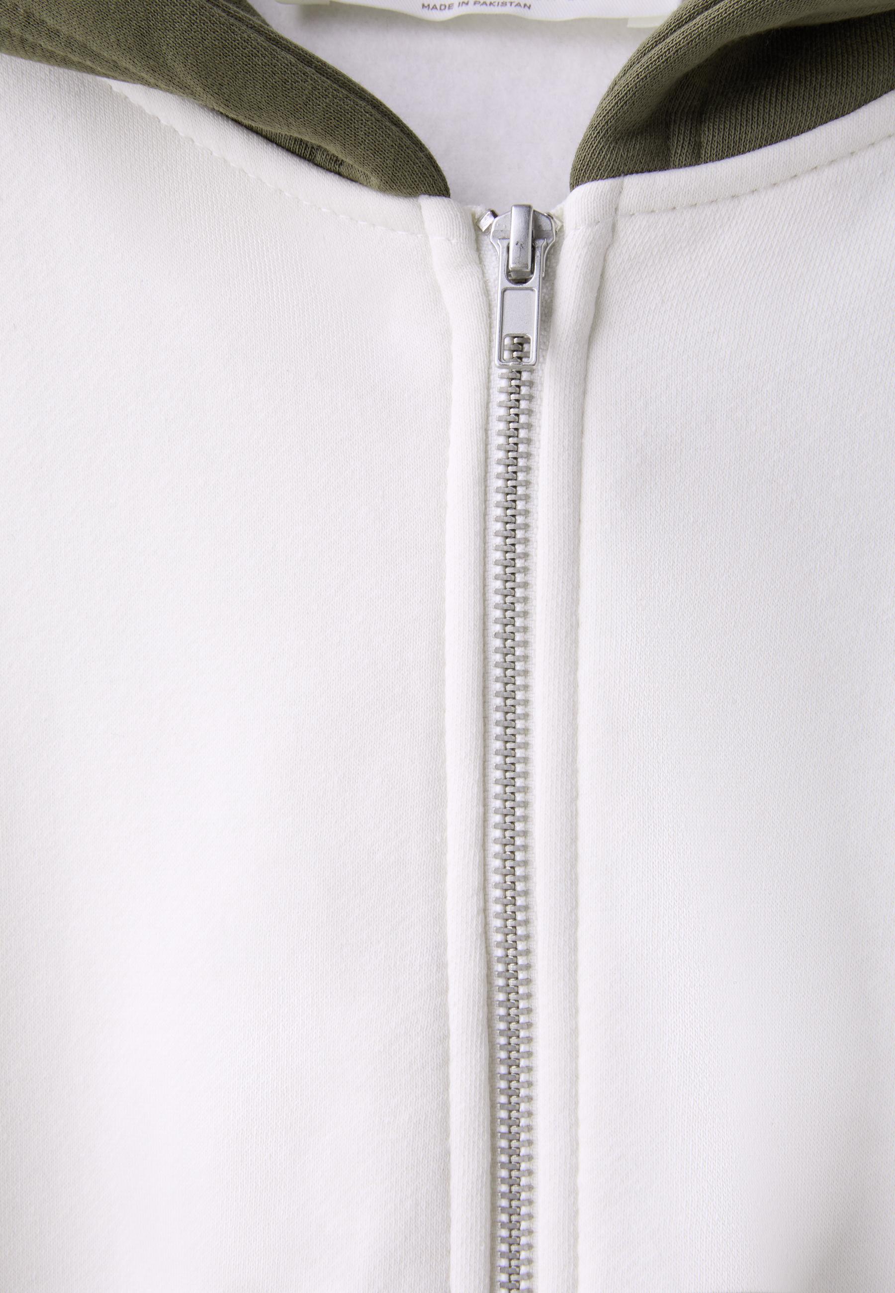 Zip-up hoodie — Khaki