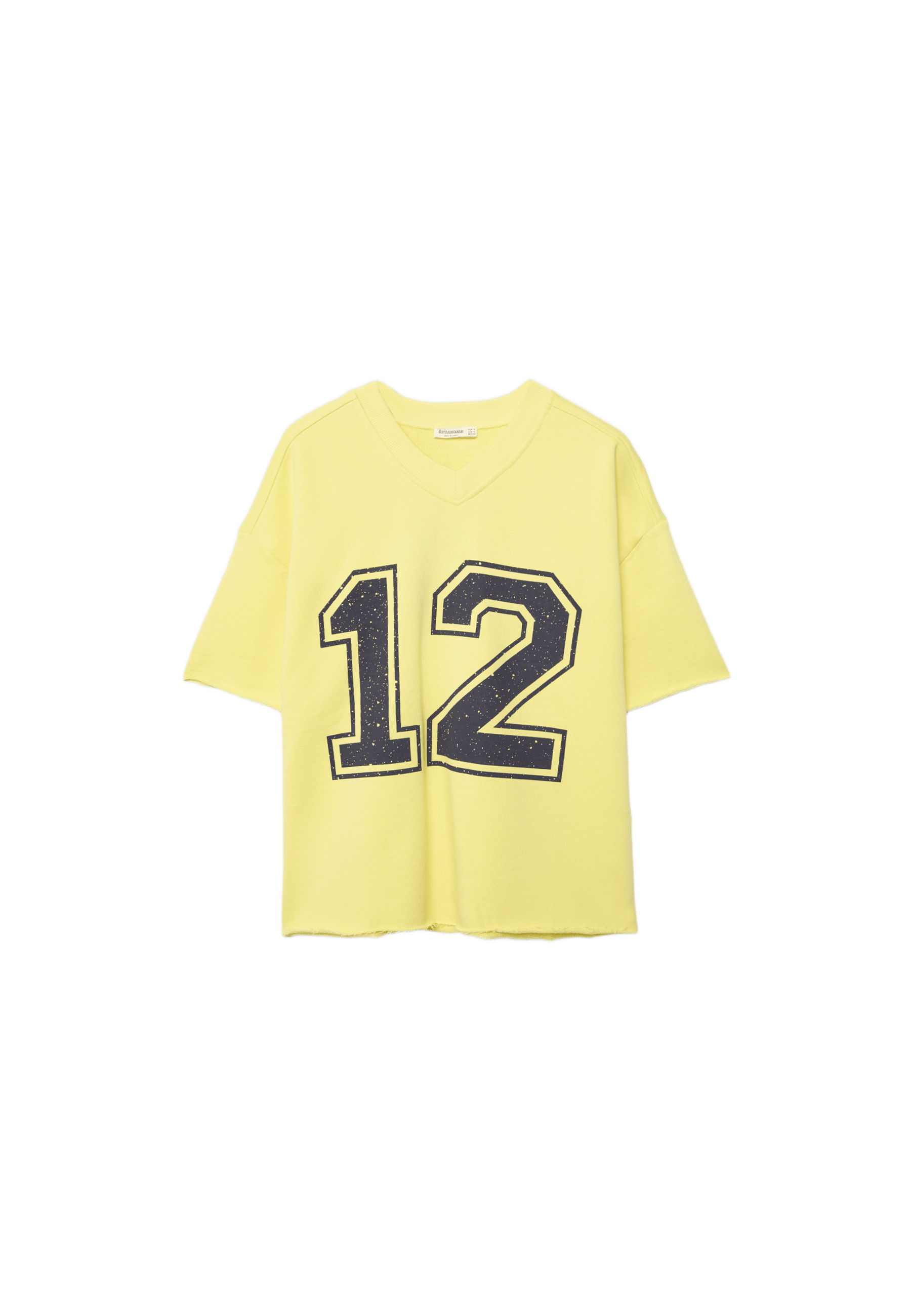 New York short sleeve sweatshirt — Pastel yellow