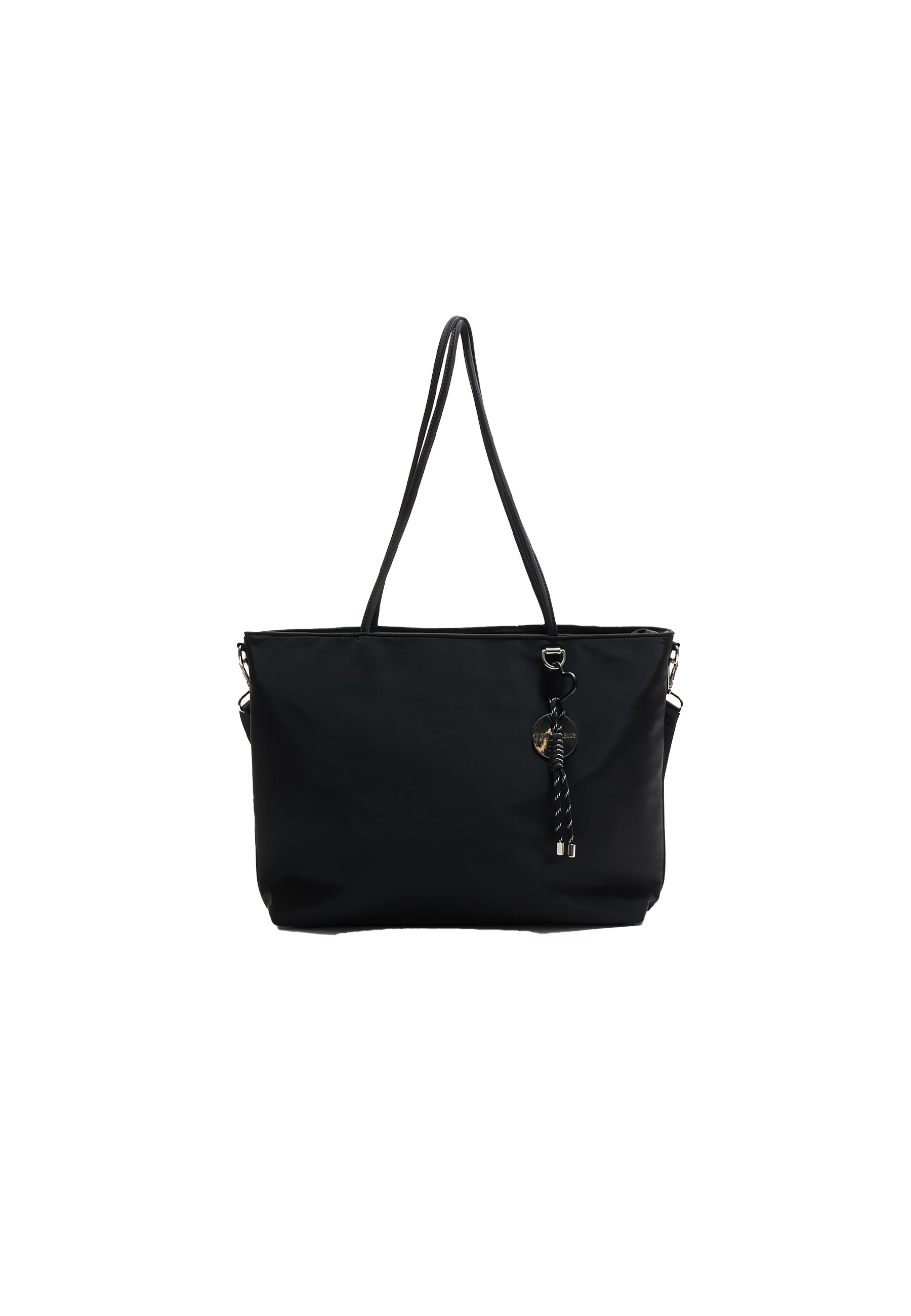 Charm shopper bag — Black