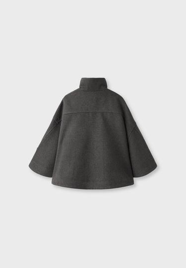 Wool blend cape coat — 0-457 8