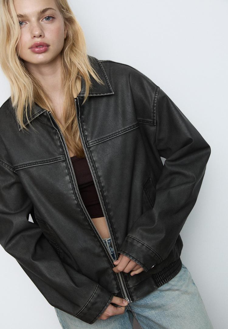 blusao oversize de polipele