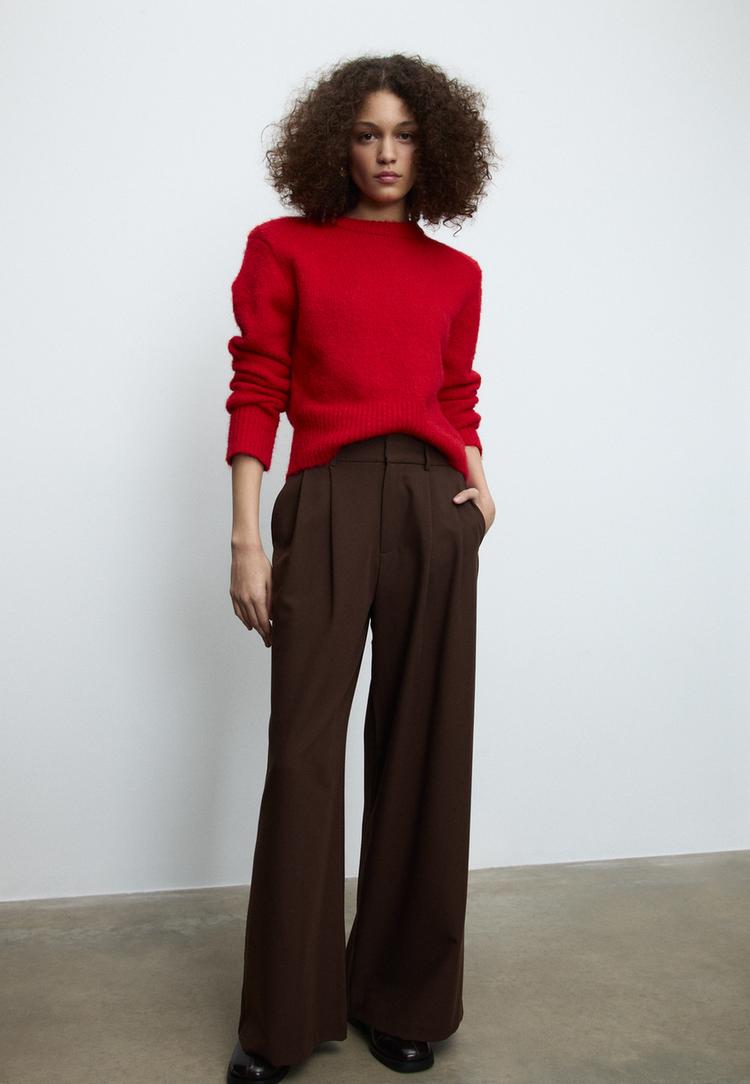 super wideleg adjustable trousers