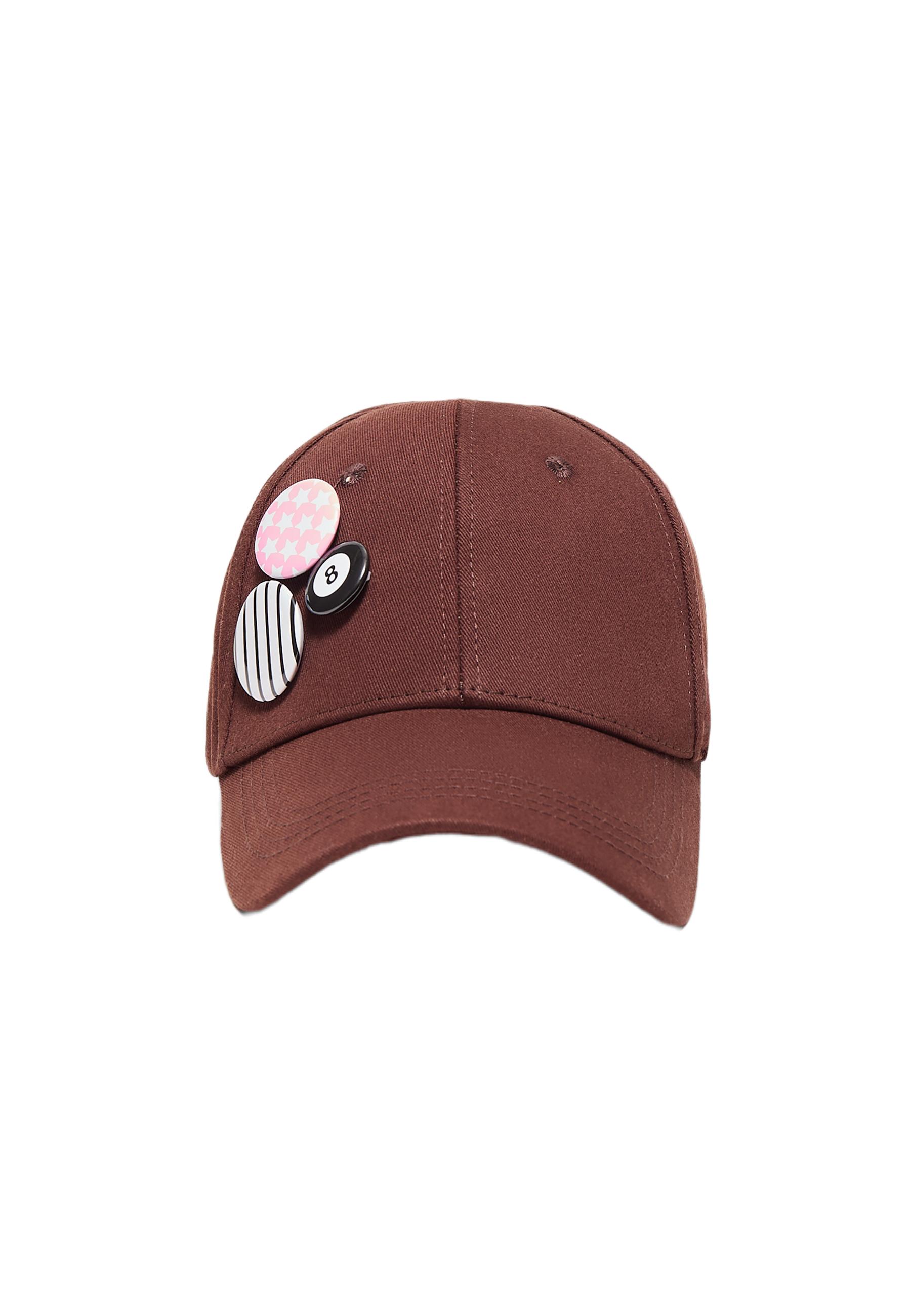 Pins cap — Brown