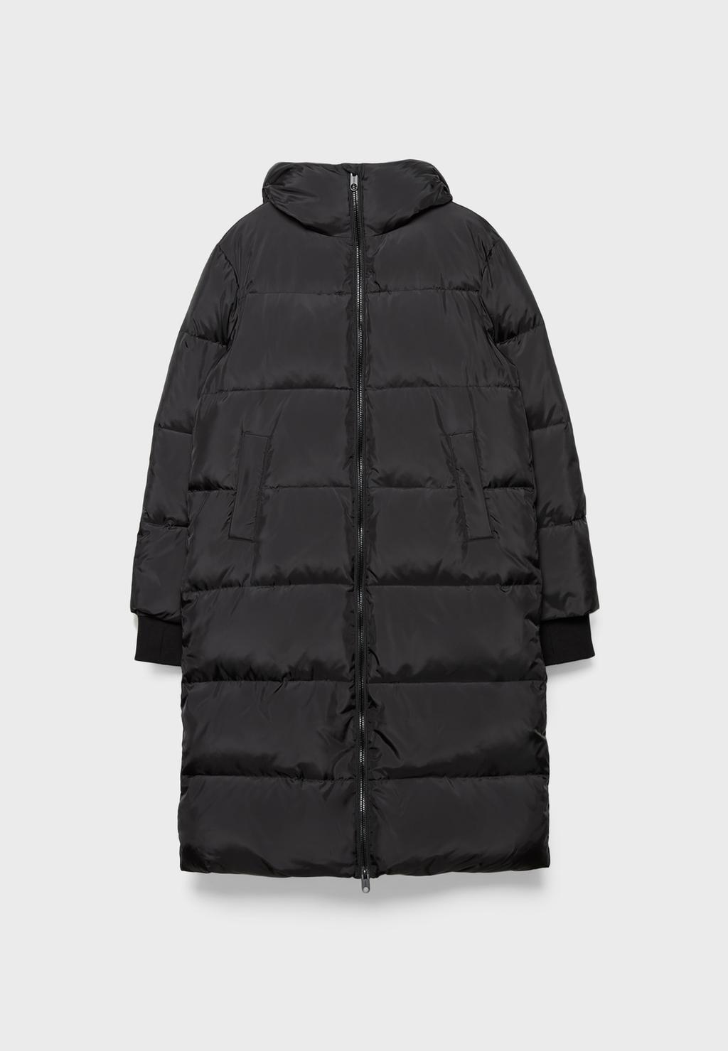 Long down puffer coat