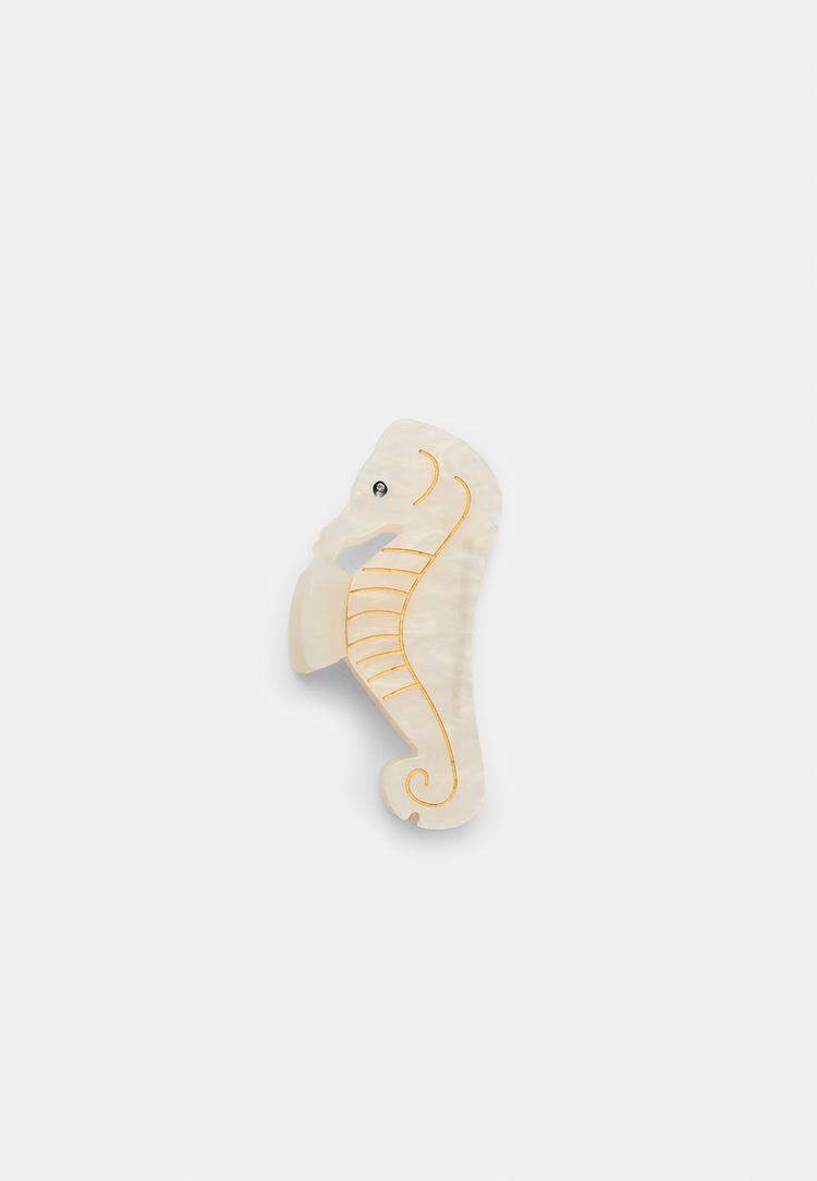Stradivarius Sponka Do Vlasů Mořský Koník White Os