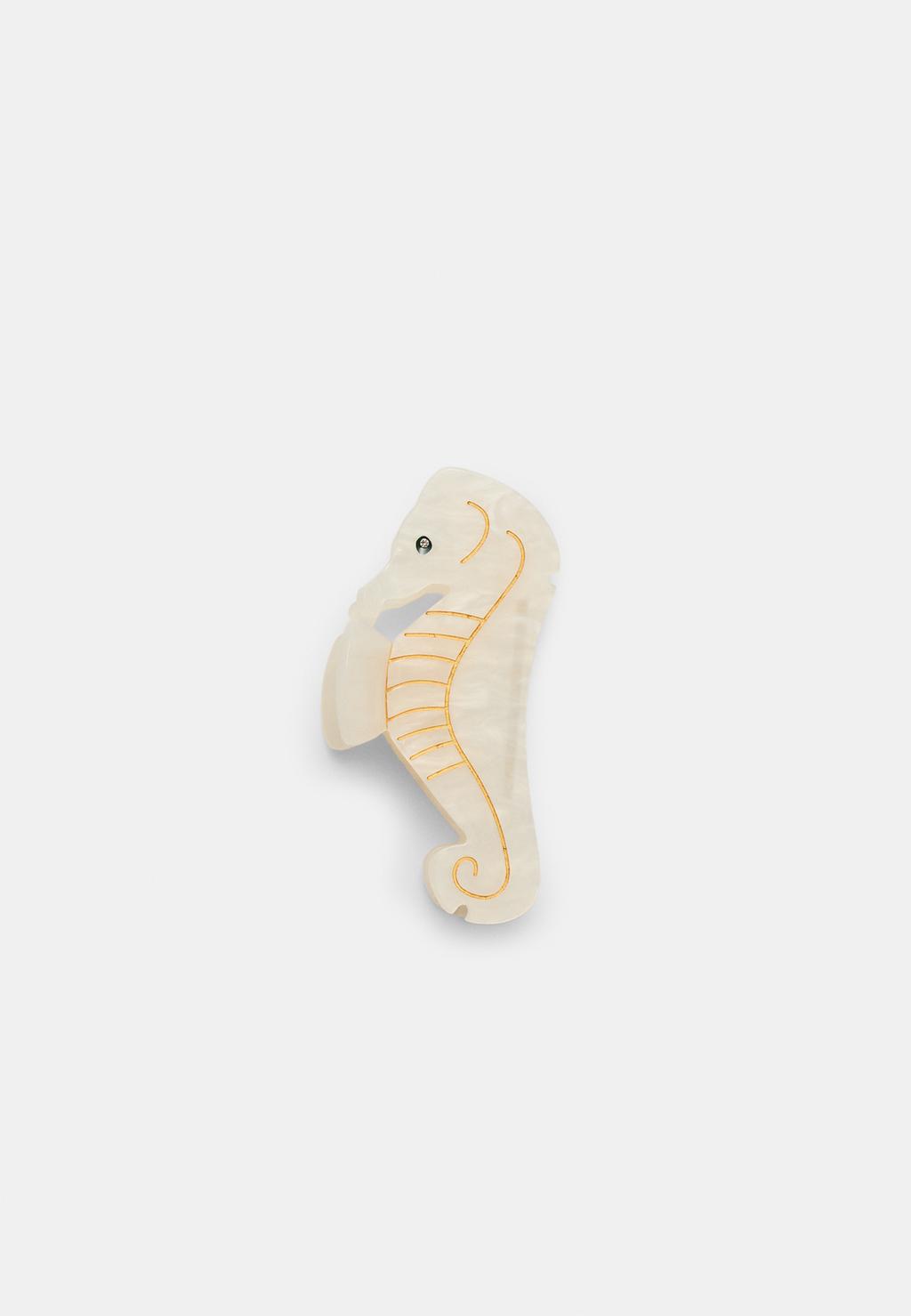 Seahorse hair clip