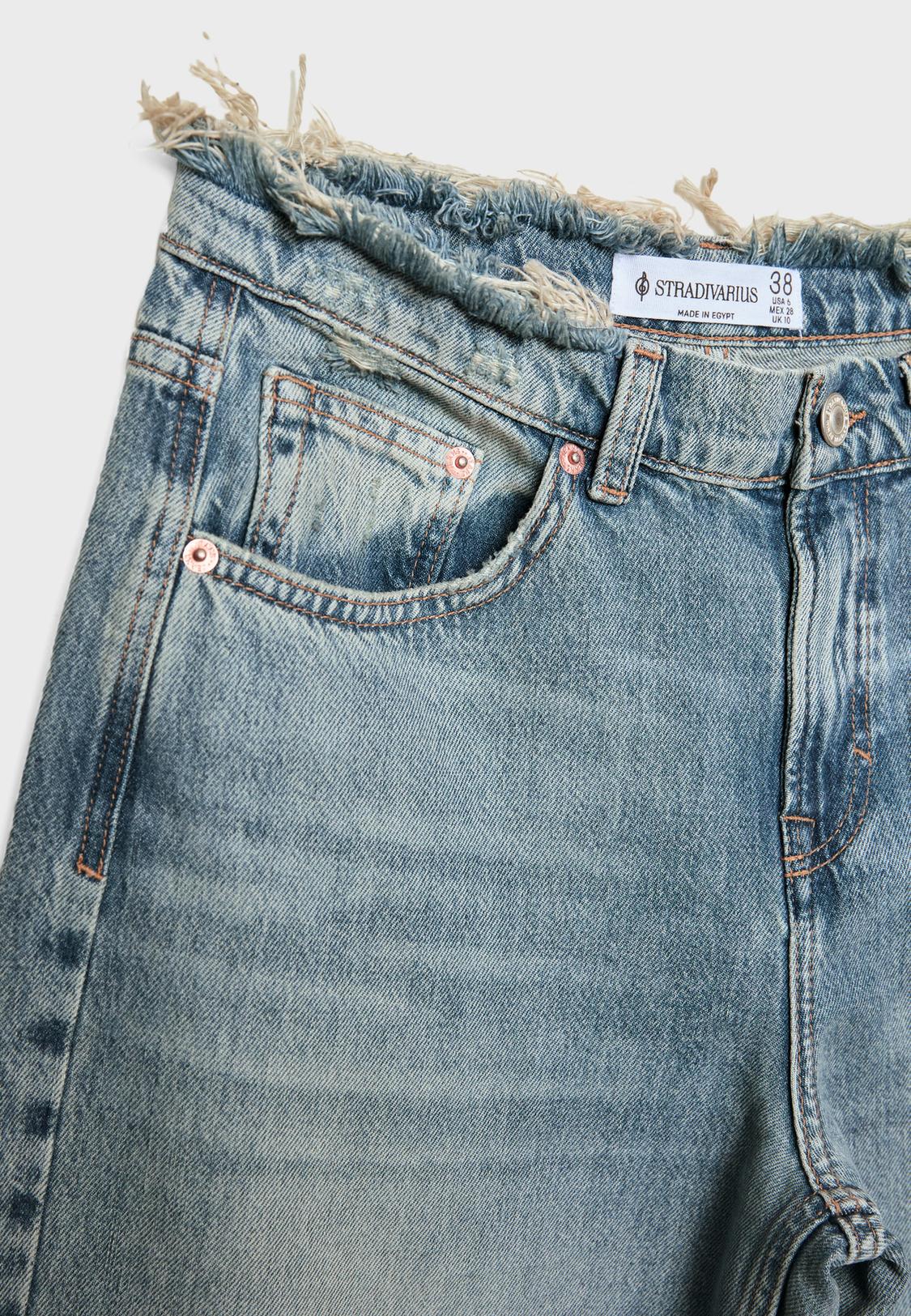 Carter Cross Front Straight Leg Jeans