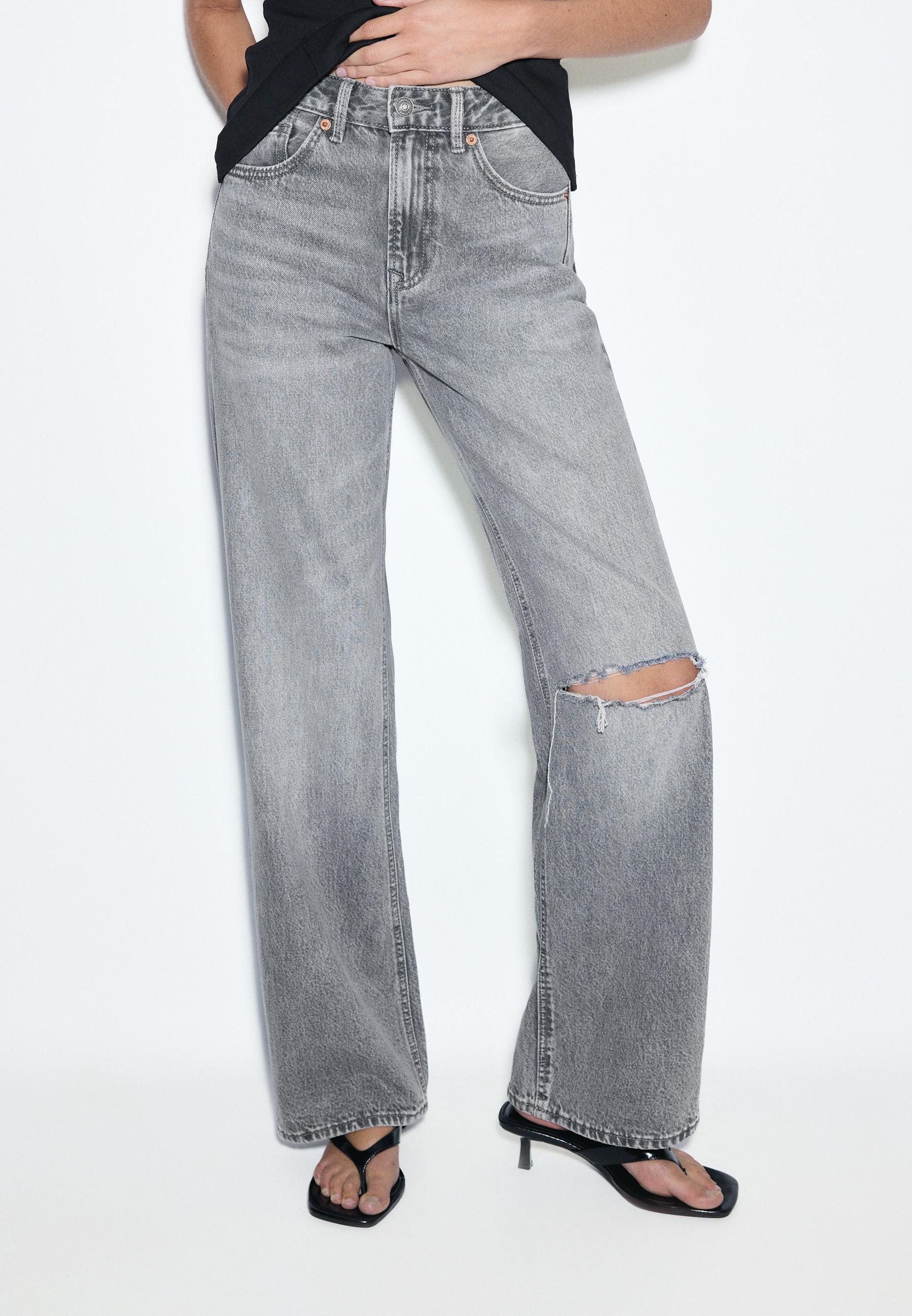 D92 straight fit geniş paça jean - Görsel 2