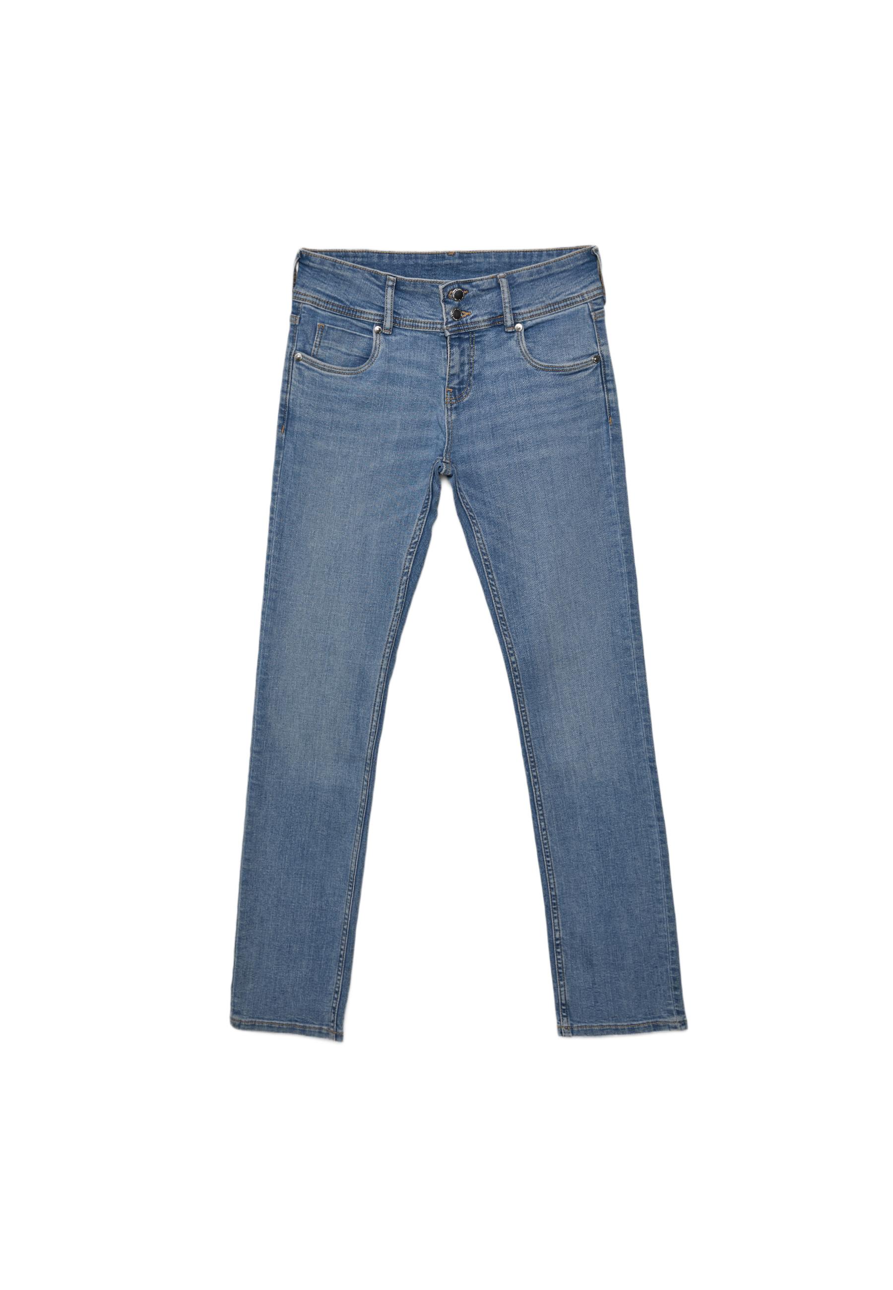 Low-rise slim fit jeans