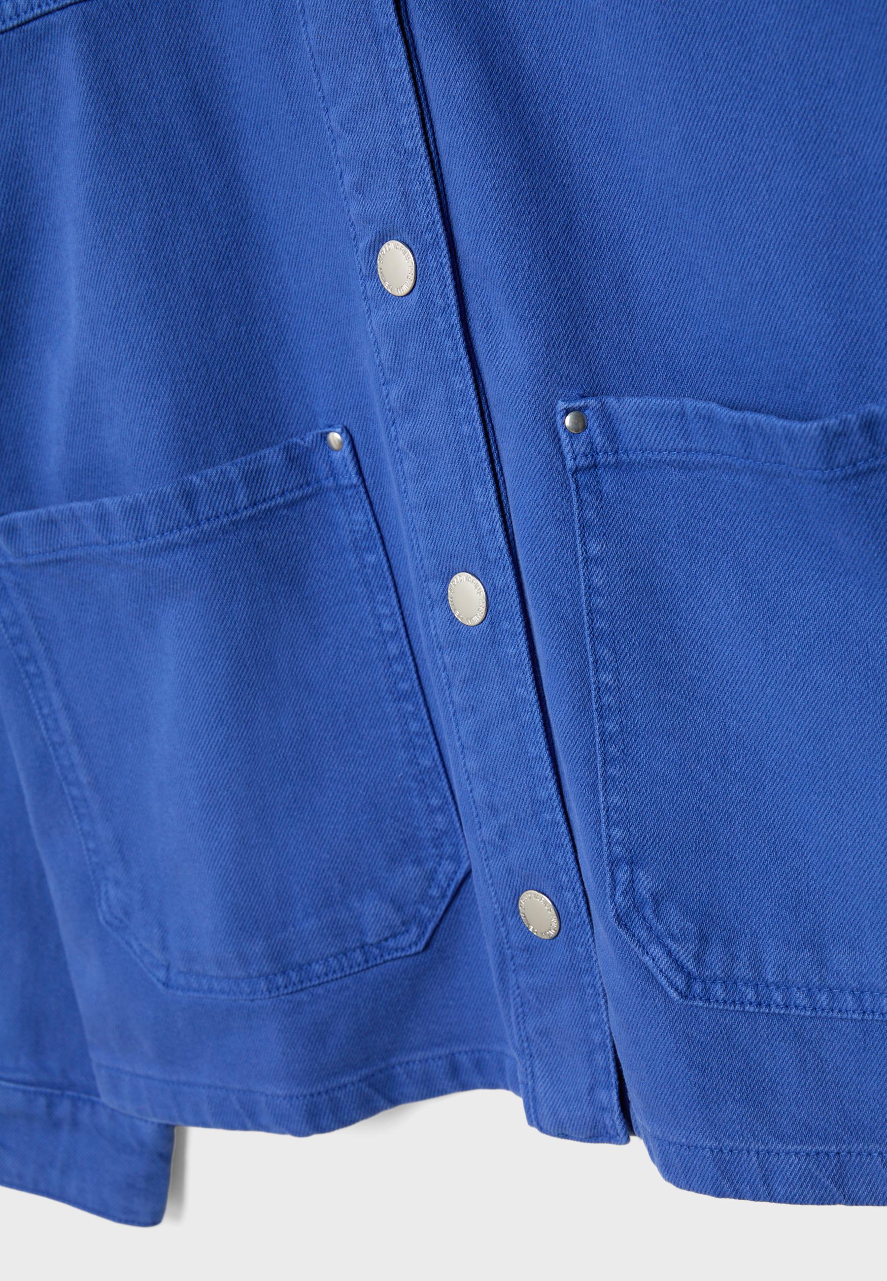 Patch pocket jacket — Electric blue