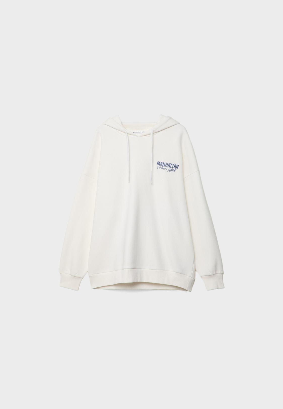 Sudadera Regular Stradivarius Mujer Sudaderas Sudadera Cremallera