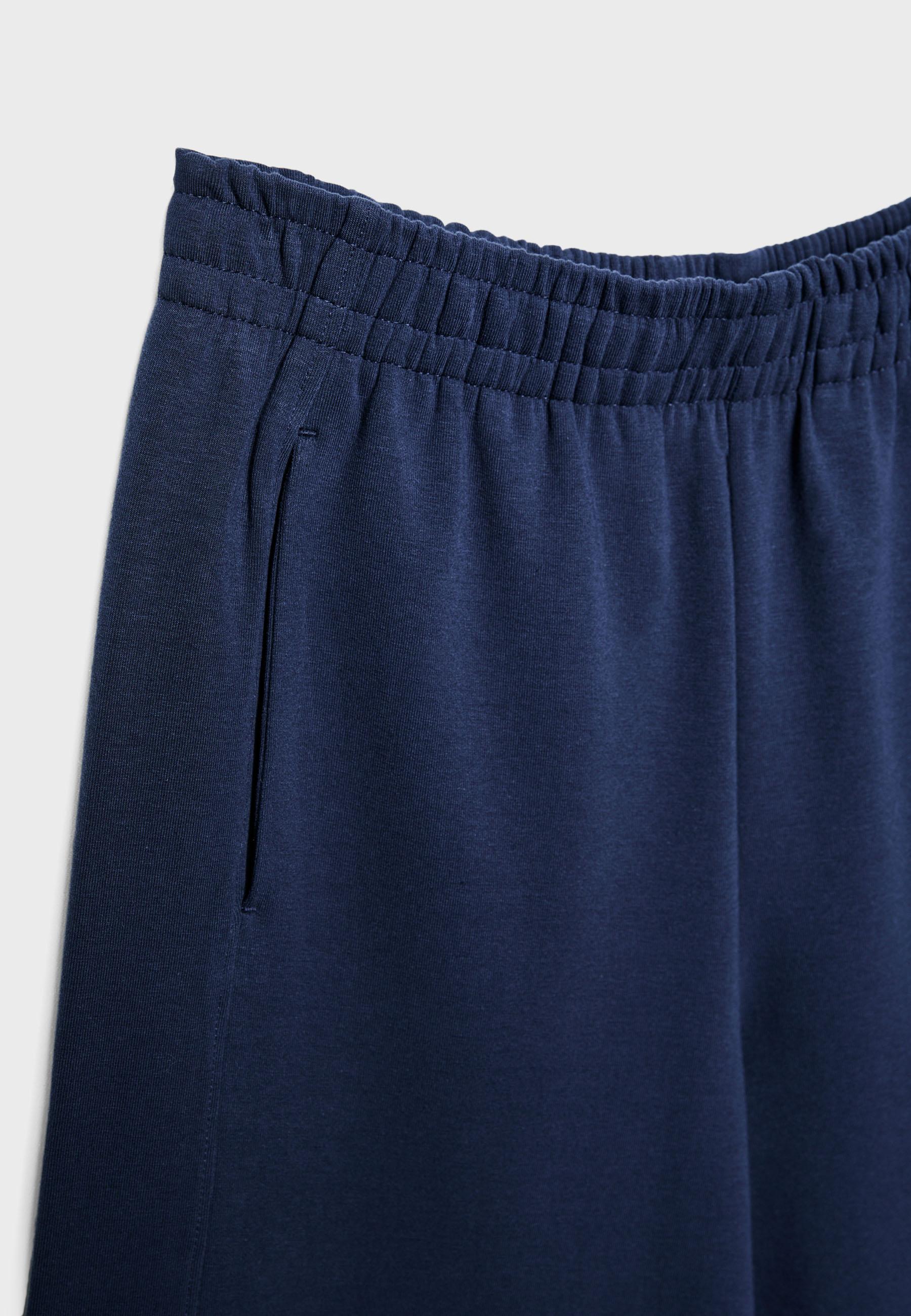 Barrel jogger trousers — Navy blue