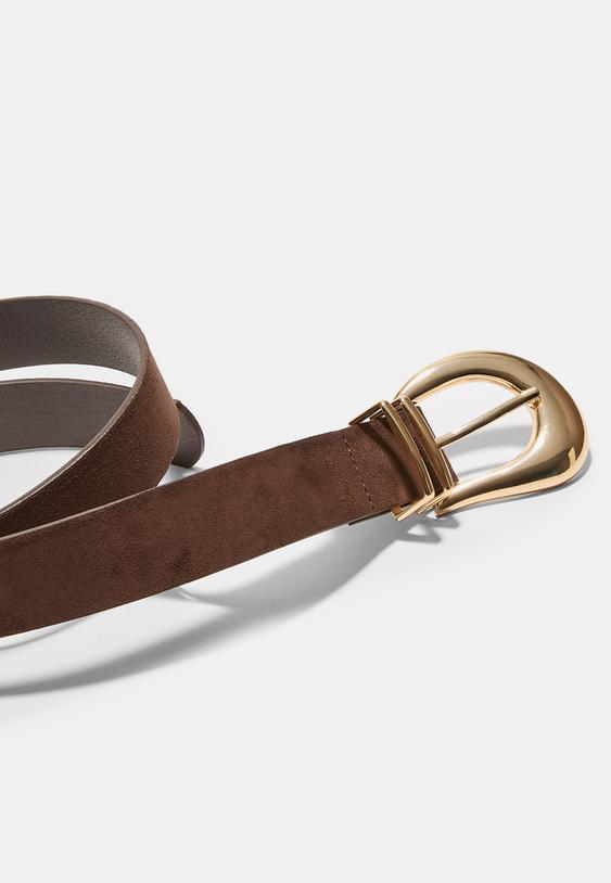 cinto com fivela organica