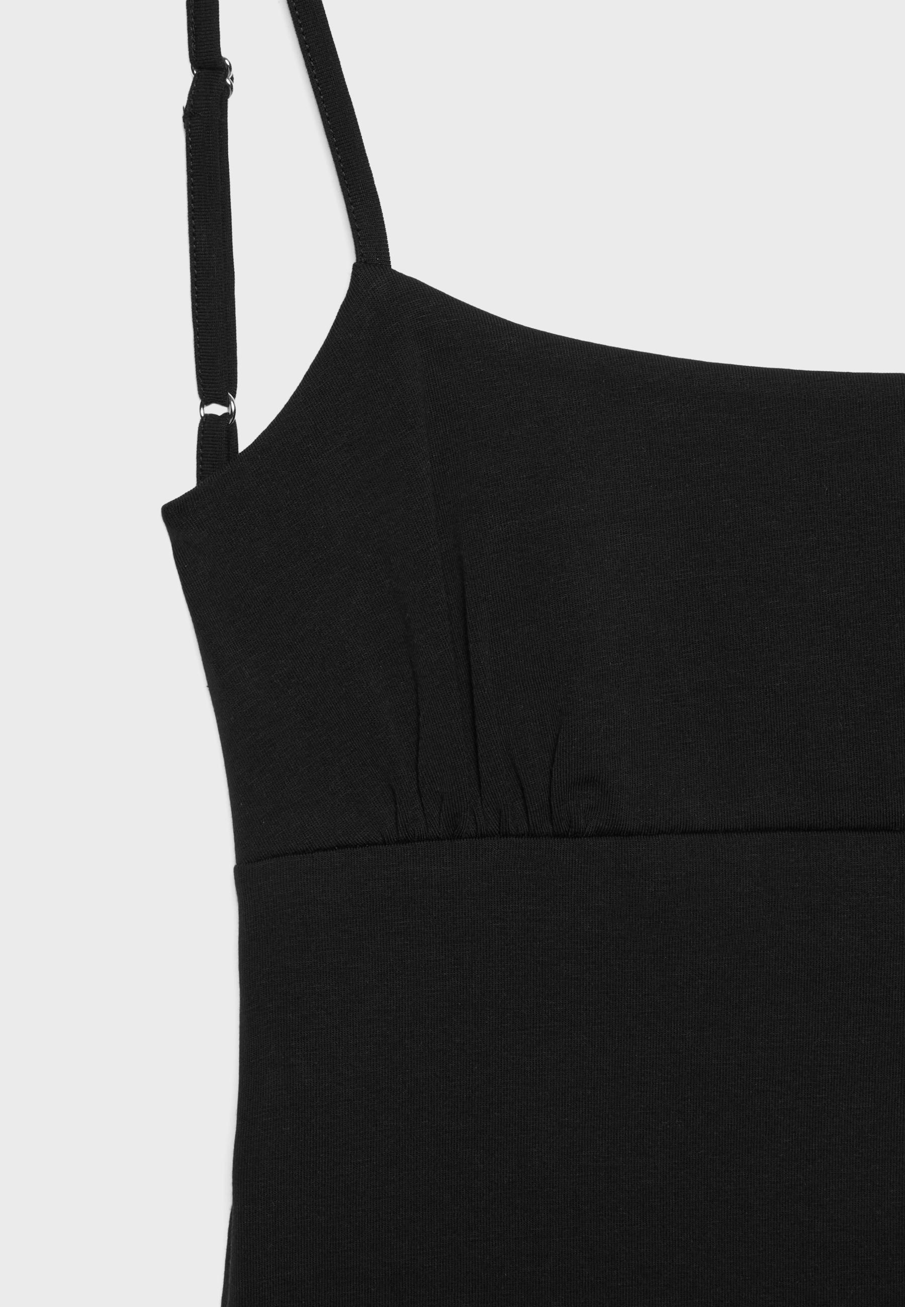 Open back strappy top — Black