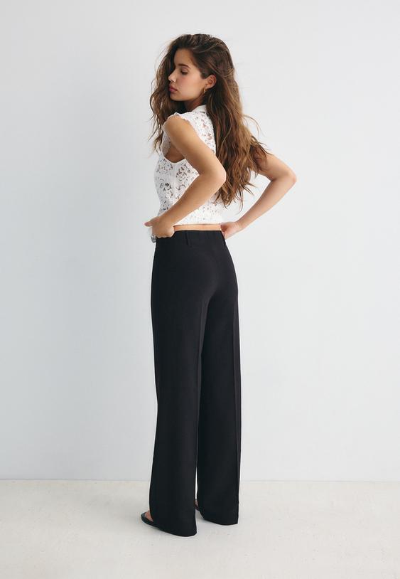 Ravne Hlače Slim Fit