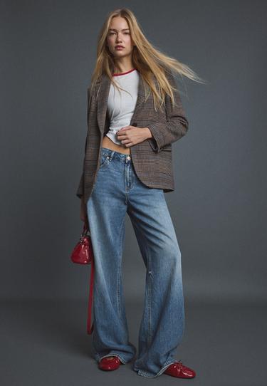 Basic wool-blend blazer — Brown 2