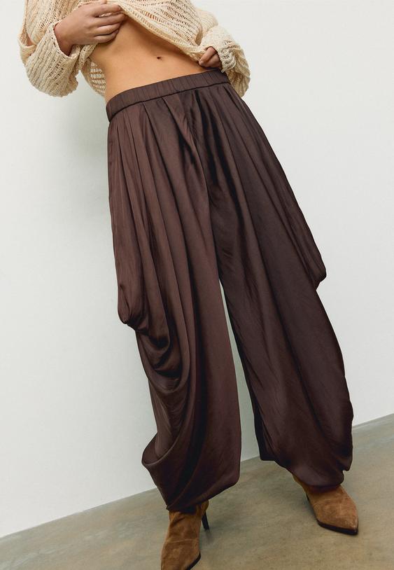 pantalon bouffant super volume