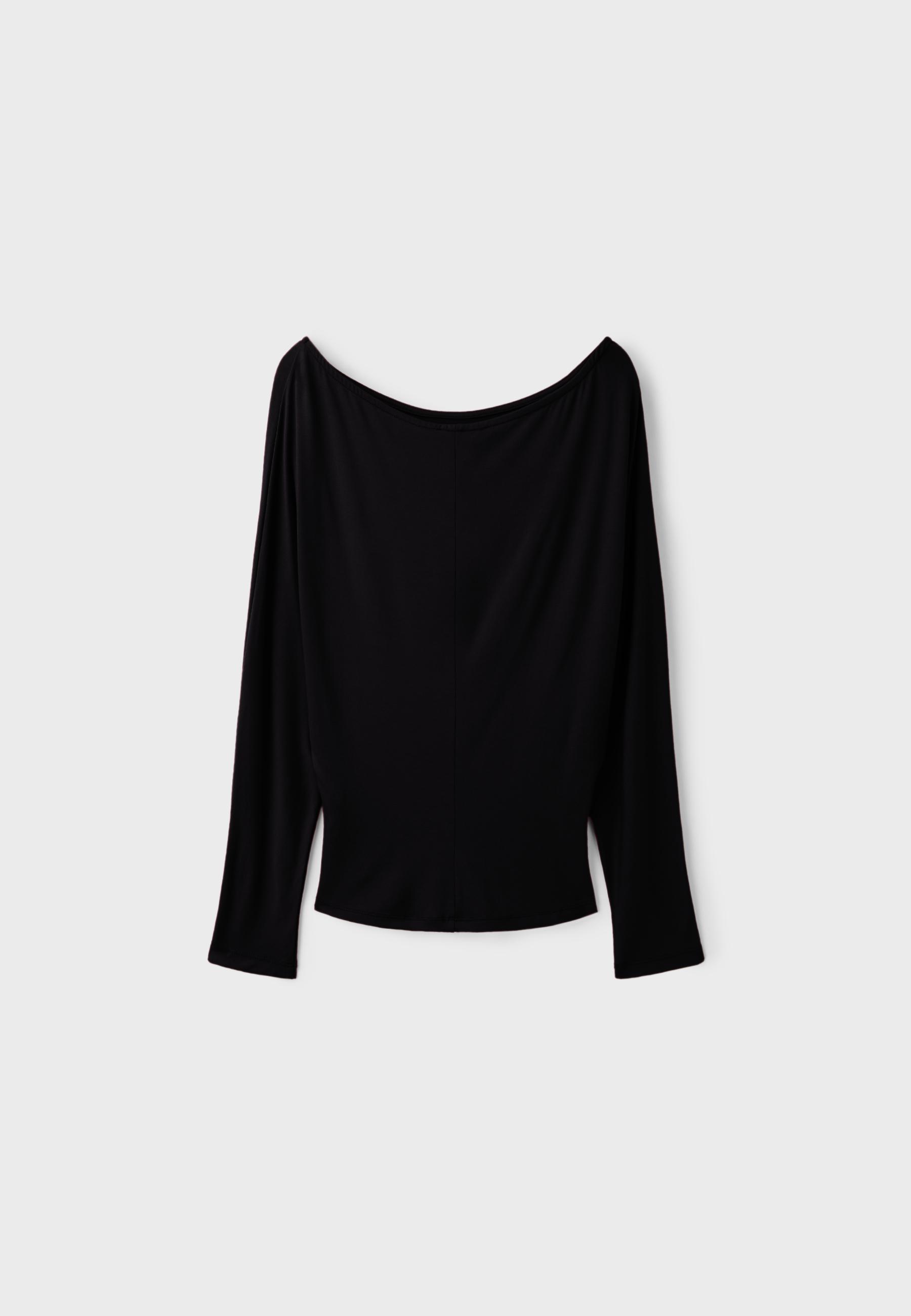 Sash-effect asymmetric top — Black