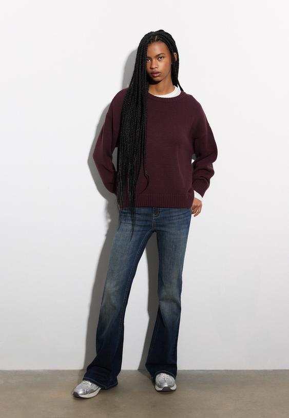 jersey punto cuello redondo