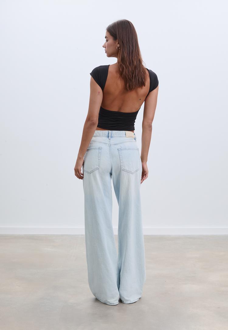d91 jeans low wide leg