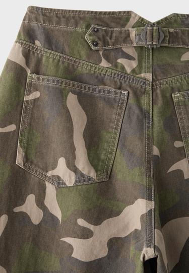 Barrel fit jeans with adjuster — Khaki 9