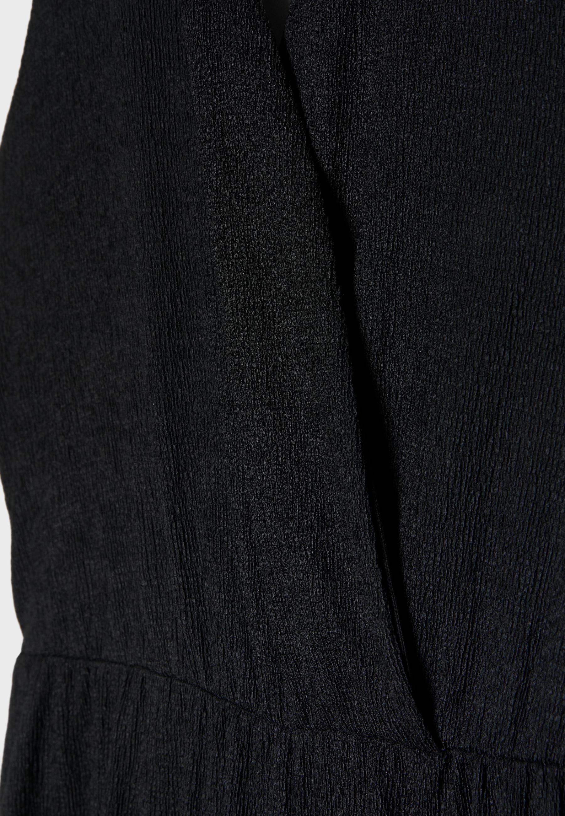 Balloon halter jumpsuit — Black