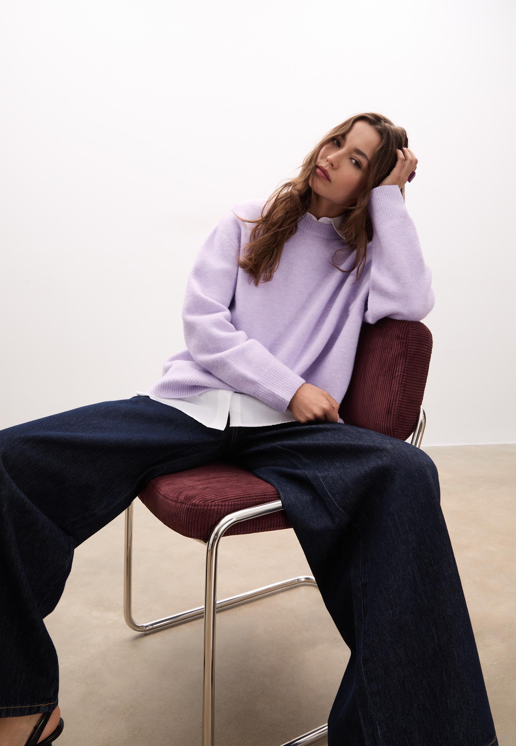 Soft-touch knit sweater