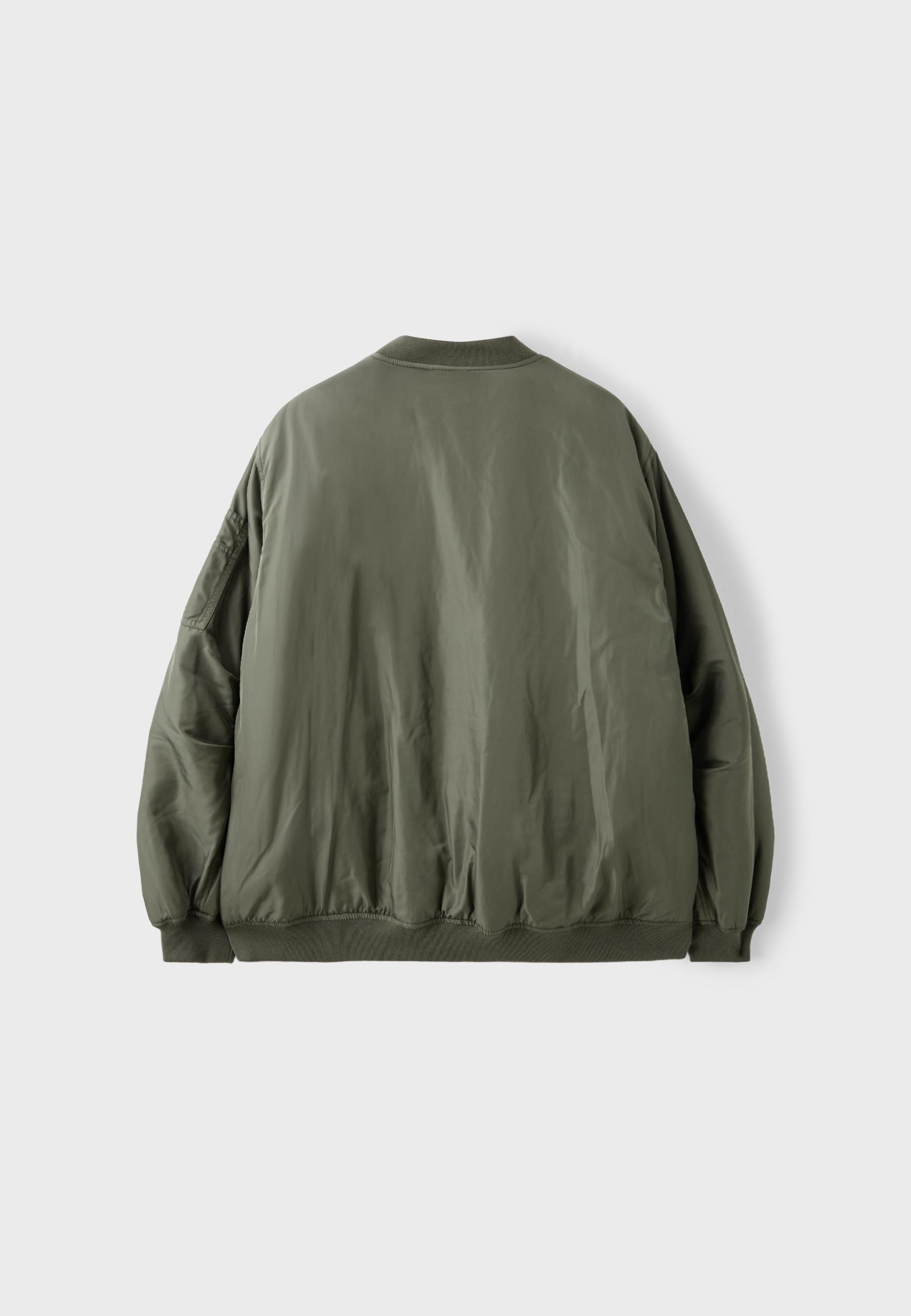 Oversize bomber jacket — Khaki