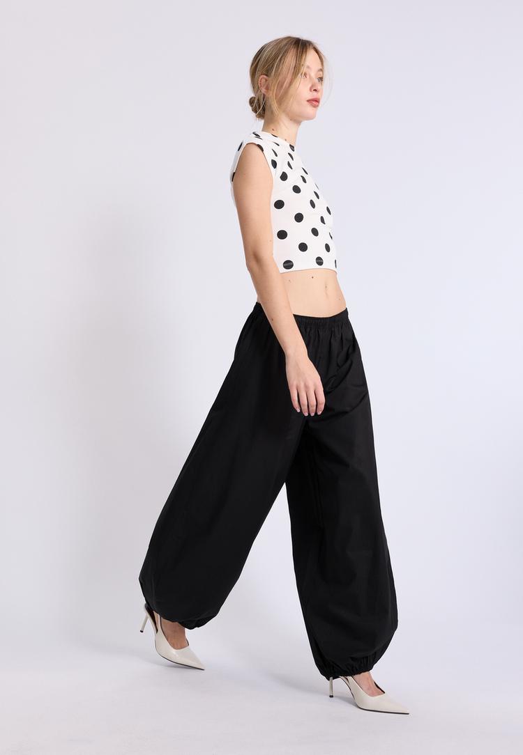 Stradivarius Volyymipopliinihousut 0-001 S