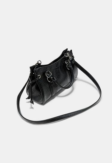 Knotted city crossbody bag — Black 3