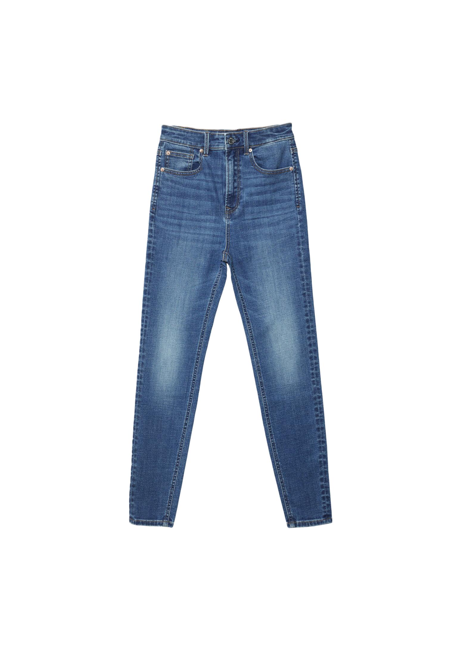 D09 Super high-waist skinny jeans — RINSE BLUE DENIM