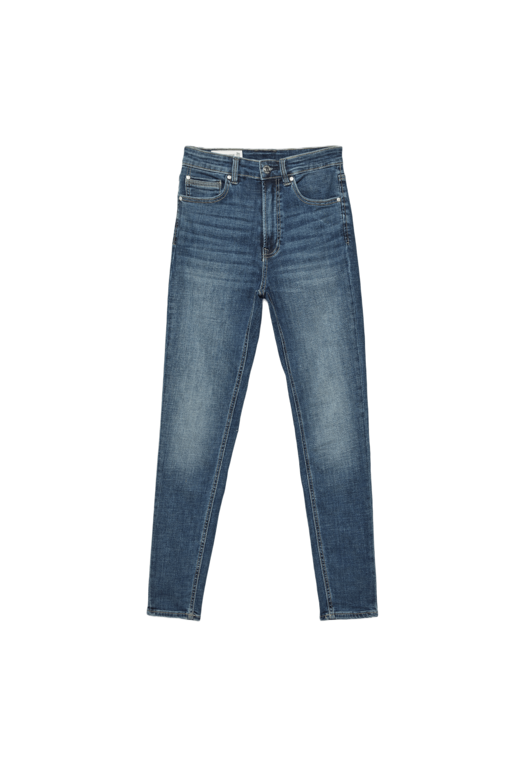 D09 süper yüksek bel skinny jean - Görsel 10