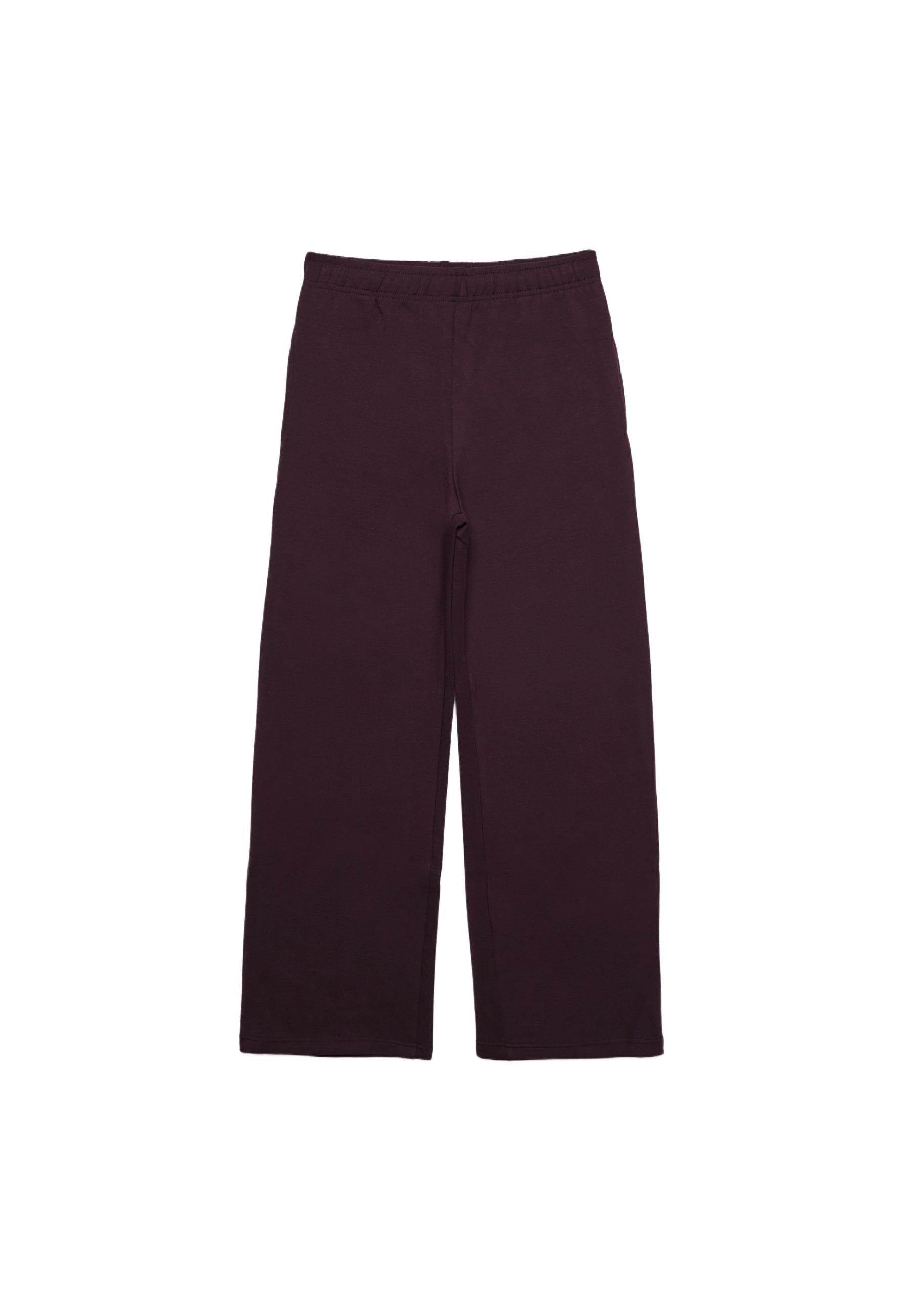 Wide-leg jogger trousers — Purple